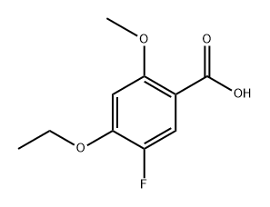 4-Ethoxy-5-fluoro-2-methoxybenzoic acid Structure