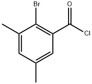 2-Bromo-3,5-dimethylbenzoyl chloride Structure