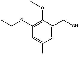 (3-Ethoxy-5-fluoro-2-methoxyphenyl)methanol Structure