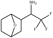 7-Oxabicyclo[2.2.1]heptane-2-methanamine, α-(trifluoromethyl)- Structure