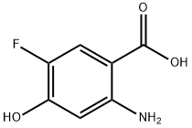 2-amino-5-fluoro-4-hydroxybenzoic acid Structure