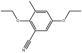 2,5-Diethoxy-3-methylbenzonitrile Structure