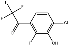 1-(4-Chloro-2-fluoro-3-hydroxyphenyl)-2,2,2-trifluoroethanone Structure