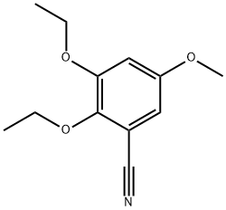 2,3-Diethoxy-5-methoxybenzonitrile Structure