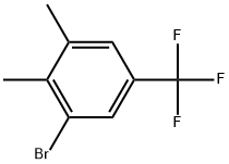 1-Bromo-2,3-dimethyl-5-(trifluoromethyl)benzene Structure