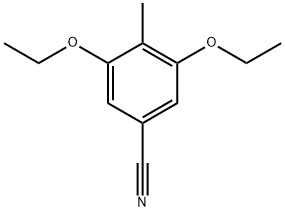 3,5-Diethoxy-4-methylbenzonitrile Structure