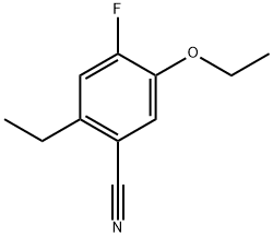 5-Ethoxy-2-ethyl-4-fluorobenzonitrile Structure