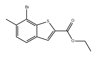 ethyl 7-bromo-6-methylbenzo[b]thiophene-2-carboxylate Structure