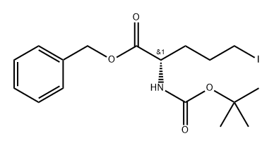 N-Boc-5-iodo-L-norvaline benzyl ester Structure