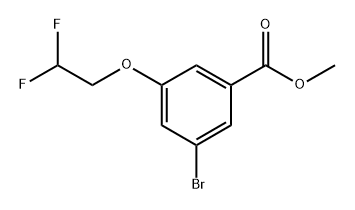 Methyl 3-bromo-5-(2,2-difluoroethoxy)benzoate Structure