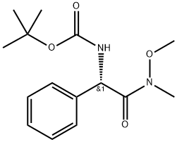 Carbamic acid, N-[(1S)-2-(methoxymethylamino)-2-oxo-1-phenylethyl]-, 1,1-dimethylethyl ester Structure