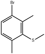 (3-Bromo-2,6-dimethylphenyl)(methyl)sulfane Structure