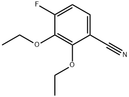 2,3-Diethoxy-4-fluorobenzonitrile Structure