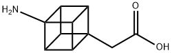 (1-Amino-cuban-4-yl)-acetic acid Structure