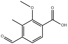 4-formyl-2-methoxy-3-methylbenzoic acid Structure