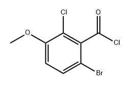 6-Bromo-2-chloro-3-methoxybenzoyl chloride Structure