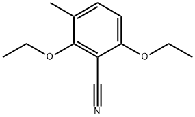 2,6-Diethoxy-3-methylbenzonitrile Structure