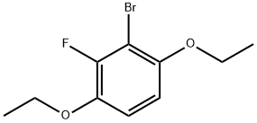 2-bromo-1,4-diethoxy-3-fluorobenzene Structure