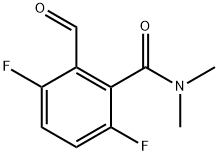 3,6-difluoro-2-formyl-N,N-dimethylbenzamide Structure