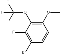 1-Bromo-2-fluoro-4-methoxy-3-(trifluoromethoxy)benzene Structure