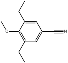 3,5-Diethyl-4-methoxybenzonitrile 구조식 이미지