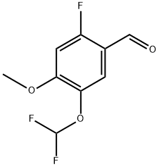 5-(difluoromethoxy)-2-fluoro-4-methoxybenzaldehyde Structure