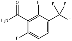 2,6-Difluoro-3-(trifluoromethyl)benzamide Structure