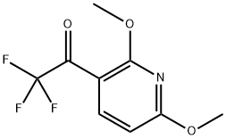 1-(2,6-Dimethoxypyridin-3-yl)-2,2,2-trifluoroethanone Structure