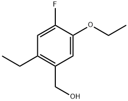 5-Ethoxy-2-ethyl-4-fluorobenzenemethanol Structure