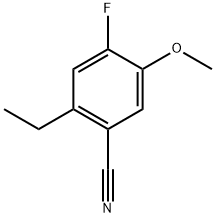 2-Ethyl-4-fluoro-5-methoxybenzonitrile Structure