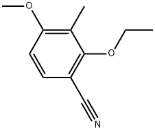 2-Ethoxy-4-methoxy-3-methylbenzonitrile Structure