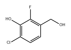 6-Chloro-2-fluoro-3-(hydroxymethyl)phenol Structure