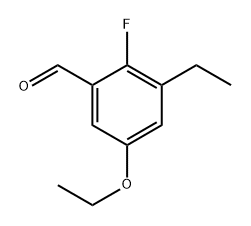 5-Ethoxy-3-ethyl-2-fluorobenzaldehyde Structure