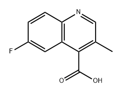 6-Fluoro-3-methylquinoline-4-carboxylic acid Structure
