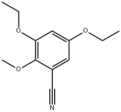 3,5-Diethoxy-2-methoxybenzonitrile Structure