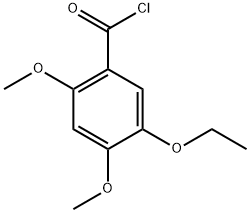 5-Ethoxy-2,4-dimethoxybenzoyl chloride Structure