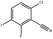 6-Chloro-2-fluoro-3-iodobenzonitrile Structure