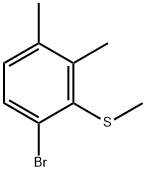 (6-bromo-2,3-dimethylphenyl)(methyl)sulfane Structure