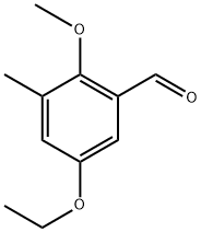 5-ethoxy-2-methoxy-3-methylbenzaldehyde Structure