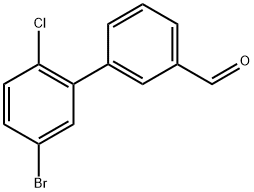 5'-Bromo-2'-chloro-[1,1'-biphenyl]-3-carbaldehyde Structure