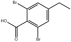 2,6-Dibromo-4-ethylbenzoic acid Structure