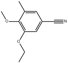 3-Ethoxy-4-methoxy-5-methylbenzonitrile Structure