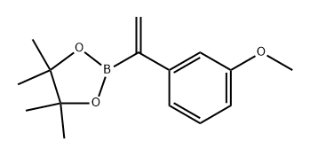 2-(1-(3-Methoxyphenyl)vinyl)-4,4,5,5-tetramethyl-1,3,2-dioxaborolane Structure