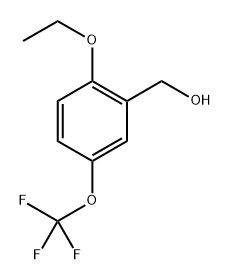 (2-Ethoxy-5-(trifluoromethoxy)phenyl)methanol Structure