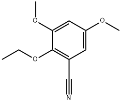 2-Ethoxy-3,5-dimethoxybenzonitrile Structure