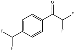 1-(4-(difluoromethyl)phenyl)-2,2-difluoroethanone Structure