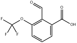 2-Formyl-3-(trifluoromethoxy)benzoic acid Structure