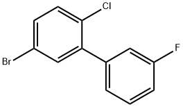 5-Bromo-2-chloro-3'-fluoro-1,1'-biphenyl Structure