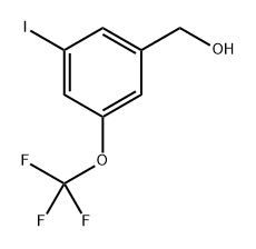 (3-Iodo-5-(trifluoromethoxy)phenyl)methanol Structure