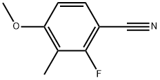 2-Fluoro-4-methoxy-3-methylbenzonitrile Structure